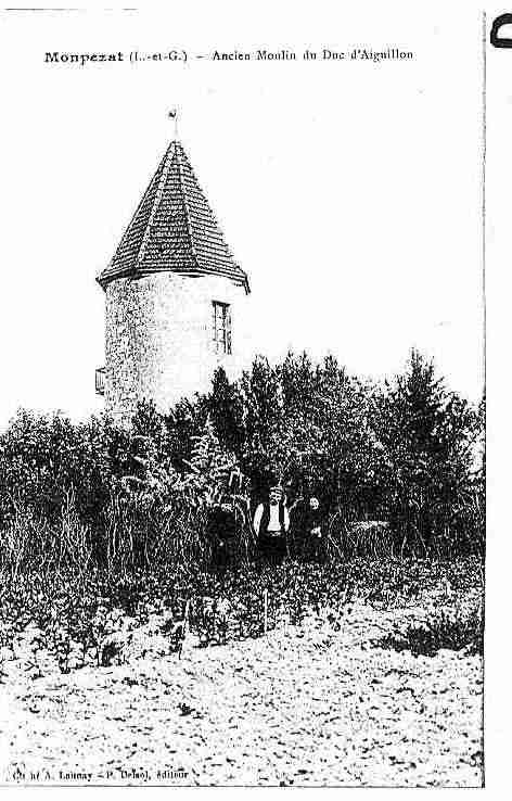 Ville de MONTPEZAT Carte postale ancienne