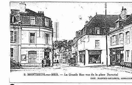 Ville de MONTREUILSURMER Carte postale ancienne