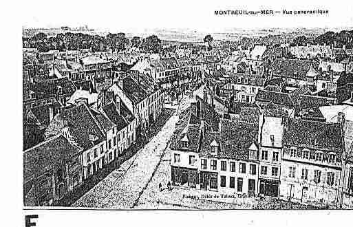 Ville de MONTREUILSURMER Carte postale ancienne
