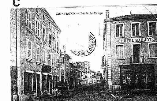 Ville de MONTRONDLESBAINS Carte postale ancienne