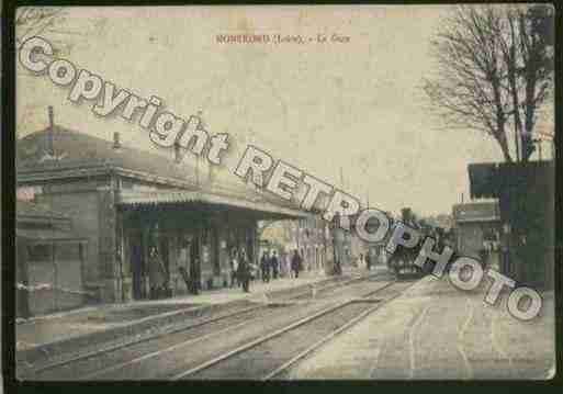 Ville de MONTRONDLESBAINS Carte postale ancienne