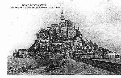 Ville de MONTSAINTMICHEL(LE) Carte postale ancienne