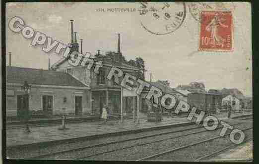 Ville de MOTTEVILLE Carte postale ancienne