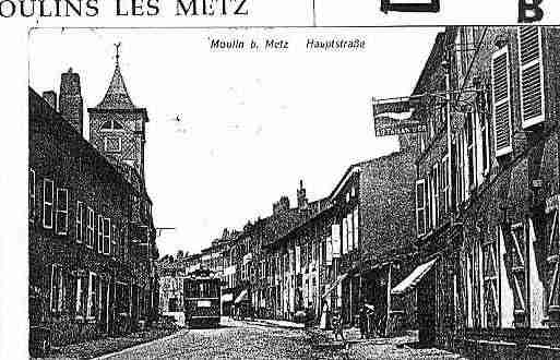 Ville de MOULINSLESMETZ Carte postale ancienne