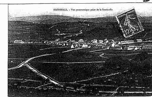 Ville de NASBINALS Carte postale ancienne