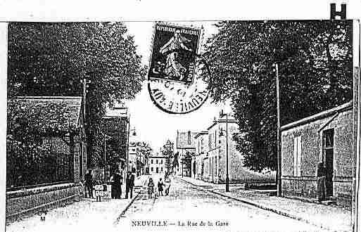 Ville de NEUVILLEAUXBOIS Carte postale ancienne