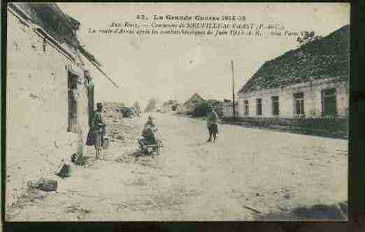 Ville de NEUVILLESAINTVAAST Carte postale ancienne