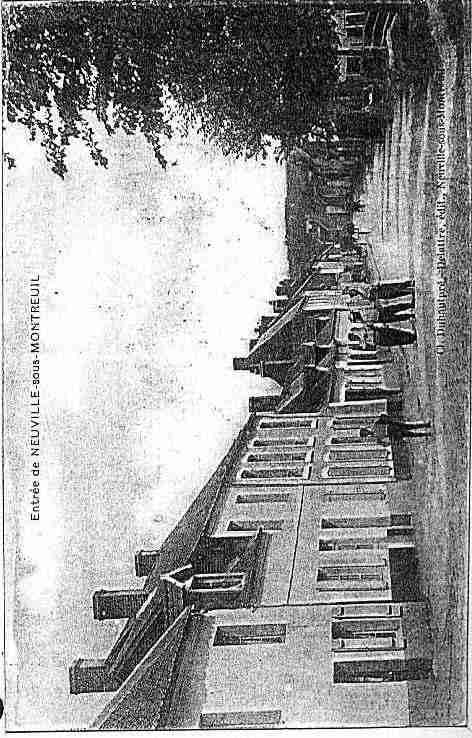 Ville de NEUVILLESOUSMONTREUIL Carte postale ancienne Ville de NEUVILLESOUSMONTREUIL Carte postale ancienne