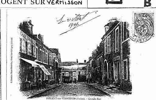 Ville de NOGENTSURVERNISSON Carte postale ancienne