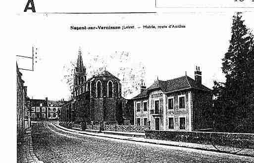 Ville de NOGENTSURVERNISSON Carte postale ancienne