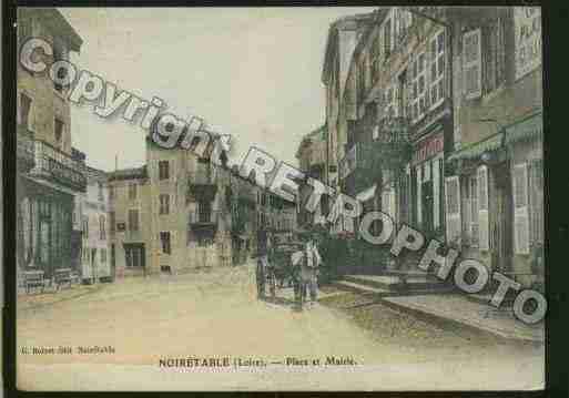 Ville de NOIRETABLE Carte postale ancienne