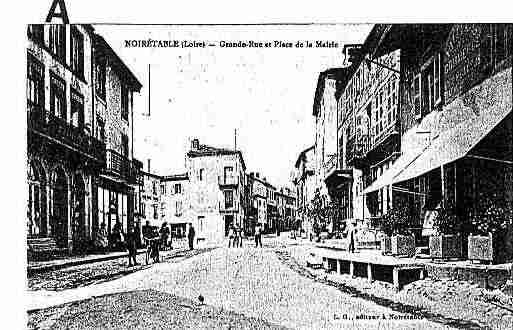 Ville de NOIRETABLE Carte postale ancienne