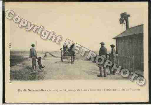 Ville de NOIRMOUTIERENL\'ILE Carte postale ancienne