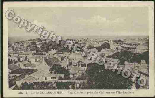 Ville de NOIRMOUTIERENL\'ILE Carte postale ancienne