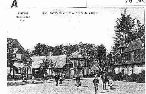 Ville de NORMANVILLE Carte postale ancienne