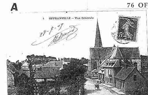 Ville de OFFRANVILLE Carte postale ancienne