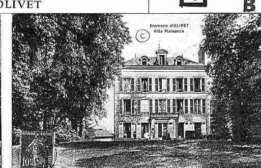 Ville de OLIVET Carte postale ancienne