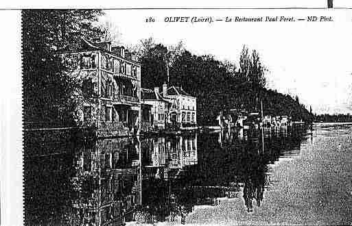 Ville de OLIVET Carte postale ancienne