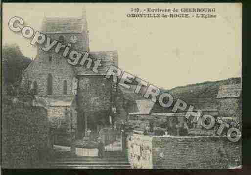 Ville de OMONVILLELAROGUE Carte postale ancienne
