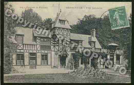 Ville de ONDREVILLESURESSONNE Carte postale ancienne