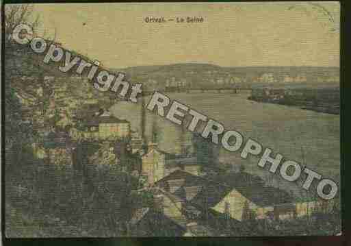 Ville de ORIVAL Carte postale ancienne