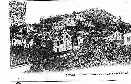 Ville de ORIVAL Carte postale ancienne