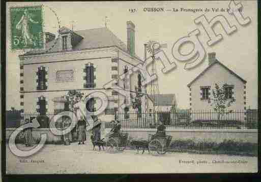 Ville de OUSSONSURLOIRE Carte postale ancienne