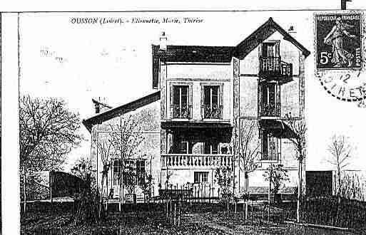 Ville de OUSSONSURLOIRE Carte postale ancienne Ville de OUSSONSURLOIRE Carte postale ancienne