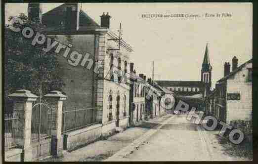Ville de OUZOUERSURLOIRE Carte postale ancienne