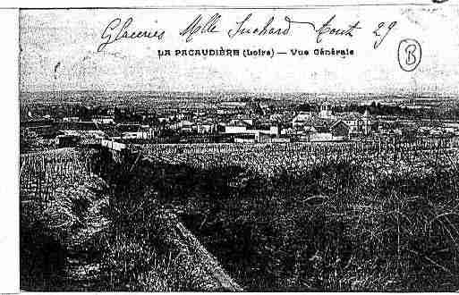 Ville de PACAUDIERE(LA) Carte postale ancienne