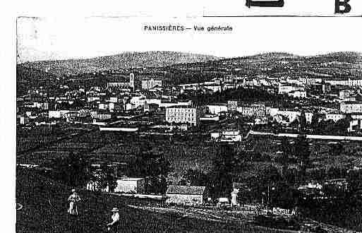 Ville de PANISSIERES Carte postale ancienne