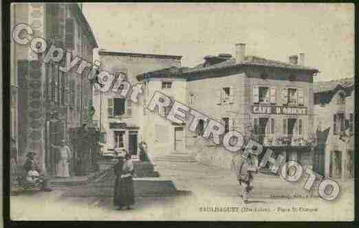 Ville de PAULHAGUET Carte postale ancienne