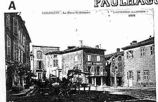 Ville de PAULHAGUET Carte postale ancienne