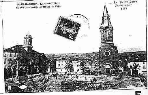 Ville de PAULHAGUET Carte postale ancienne