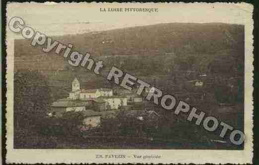 Ville de PAVEZIN Carte postale ancienne