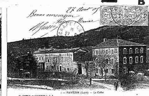 Ville de PAVEZIN Carte postale ancienne