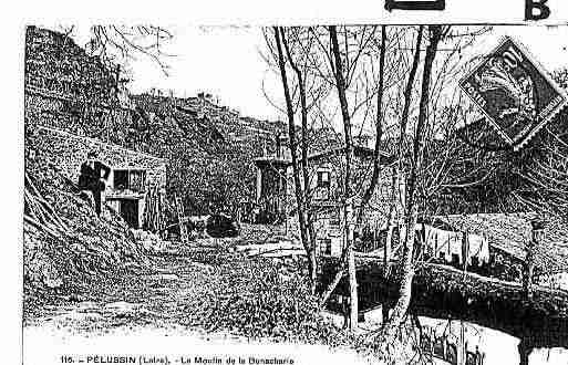 Ville de PELUSSIN Carte postale ancienne