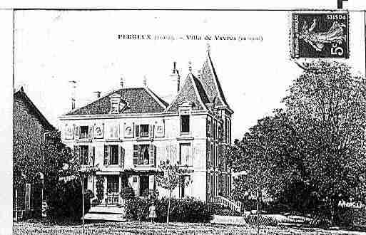 Ville de PERREUX Carte postale ancienne