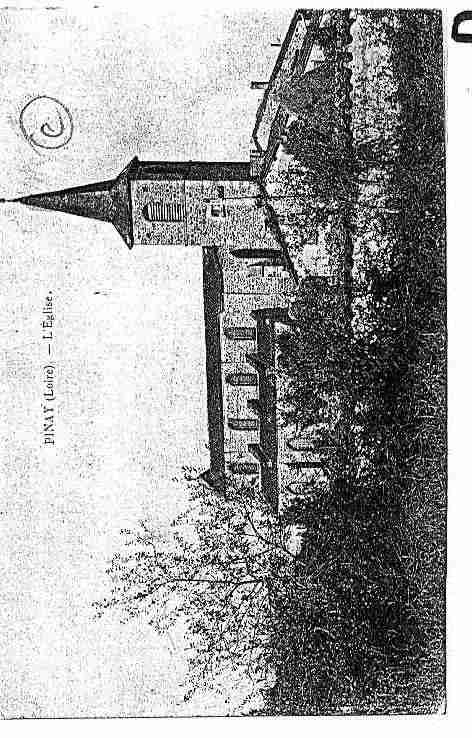 Ville de PINAY Carte postale ancienne