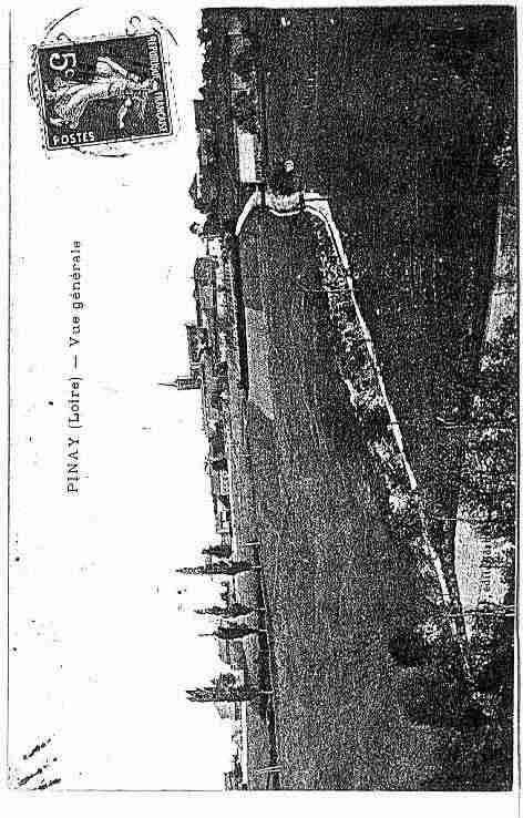 Ville de PINAY Carte postale ancienne