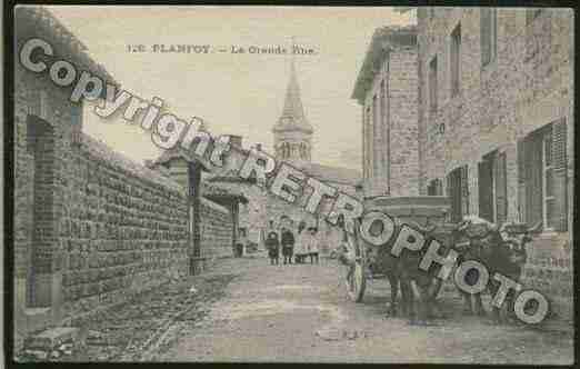 Ville de PLANFOY Carte postale ancienne