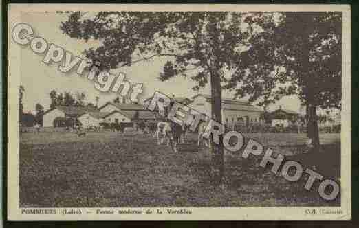 Ville de POMMIERS Carte postale ancienne