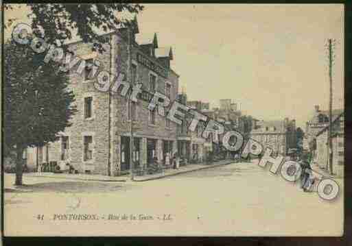 Ville de PONTORSON Carte postale ancienne