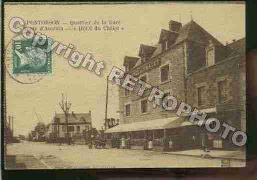 Ville de PONTORSON Carte postale ancienne