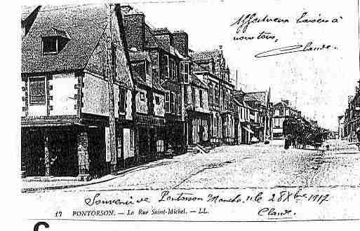 Ville de PONTORSON Carte postale ancienne