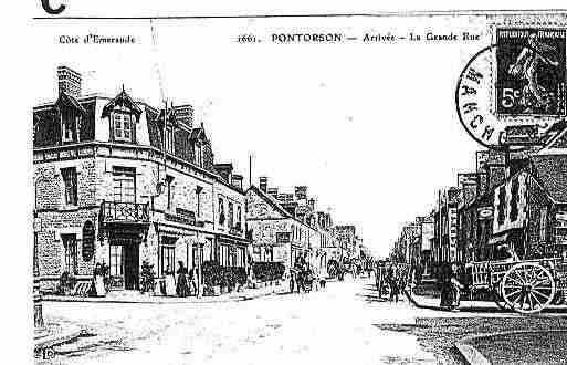 Ville de PONTORSON Carte postale ancienne