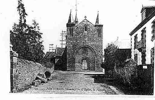 Ville de PONTORSON Carte postale ancienne