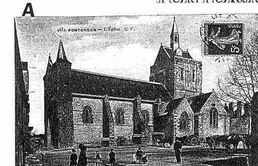Ville de PONTORSON Carte postale ancienne