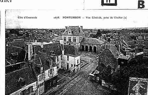 Ville de PONTORSON Carte postale ancienne