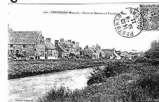 Ville de PONTORSON Carte postale ancienne